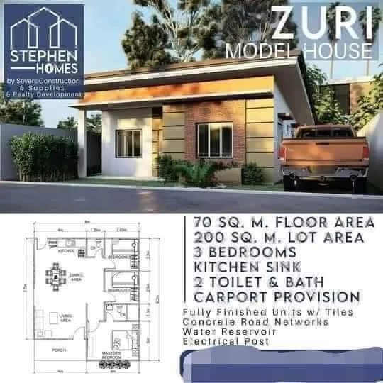 Sheena Unit - 3 Bedroom 2-Story Model
